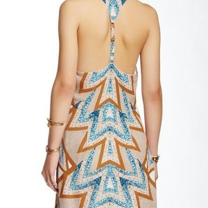 FREE PEOPLE Aztec print maxi dress